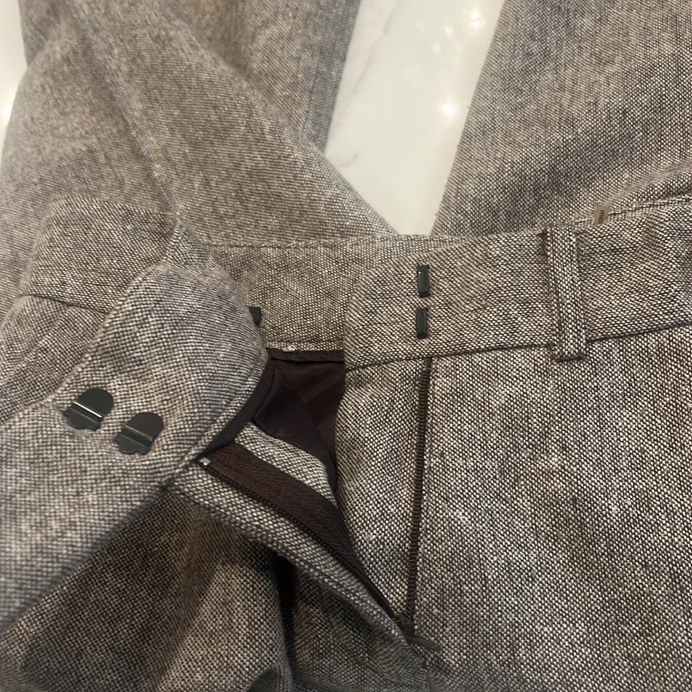 Calvin Klein Tweed Slim Fit Trousers size 4 - Picture 7 of 9